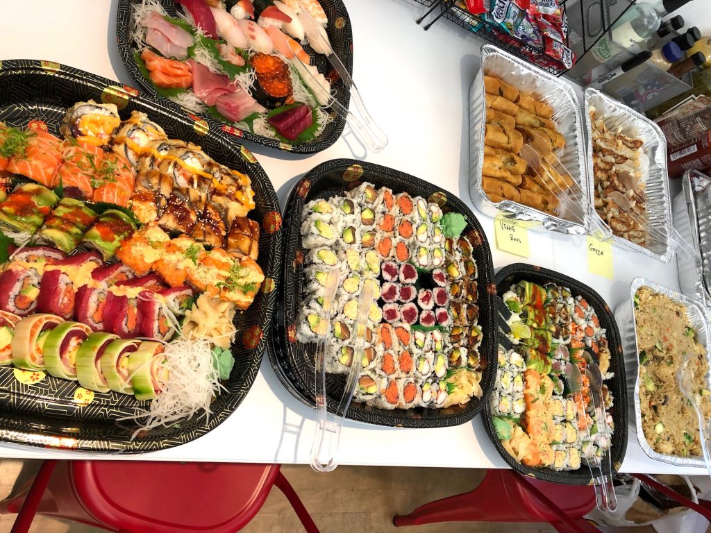 Sushi, Sashimi, Gyoza