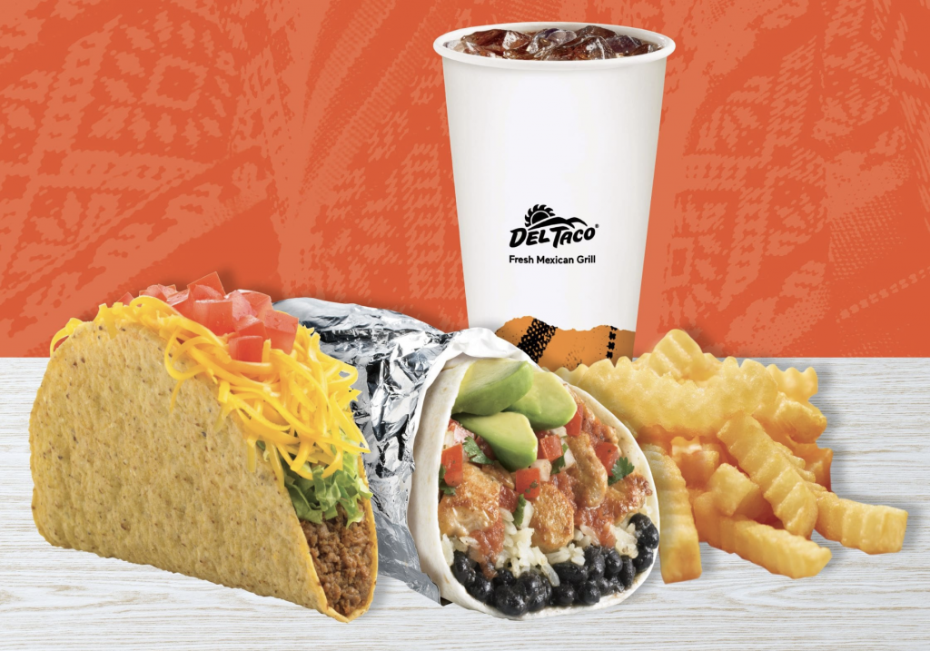 Del Taco:

Free delivery on any order placed from April 2-8.